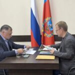 Заместитель Председателя Правительства России Марат Хуснуллин и Губернатор Алтайского края Виктор Томенко обсудили социально-экономическое развитие региона
